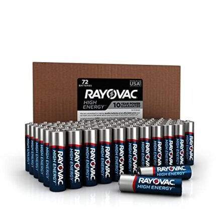 Rayovac AA Batteries, Alkaline Double A Battery, 72 Count