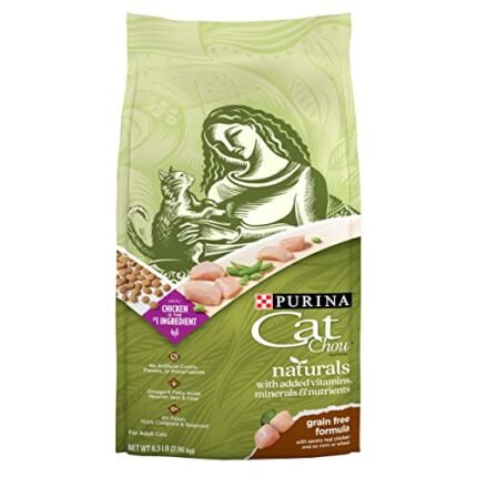 Purina Cat Chow Natural Grain Free Dry Cat Food - 6.3 lb. Bag