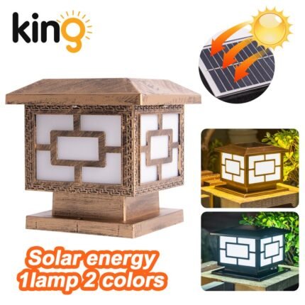 Outdoor Post Lights,IP65 Waterproof Solar